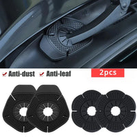 2Pcs Universal Car Windshield Wiper Dustproof Cover Debris Leaves Falling Protection Sleeve Windscreen Wiper Bottom Hole Cover