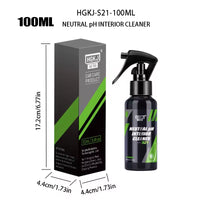 Car Interior Cleaner Agent Ceiling Cleaner Leather Flannel Woven Fabric Water Free Multipurpose Auto Dash Cleaning Tool  S21