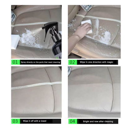 Car Interior Cleaner Agent Ceiling Cleaner Leather Flannel Woven Fabric Water Free Multipurpose Auto Dash Cleaning Tool  S21